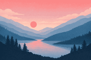 Paysage apaisant